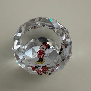 Disney Swarovski Arribas Bros Minnie Mouse Paperweight